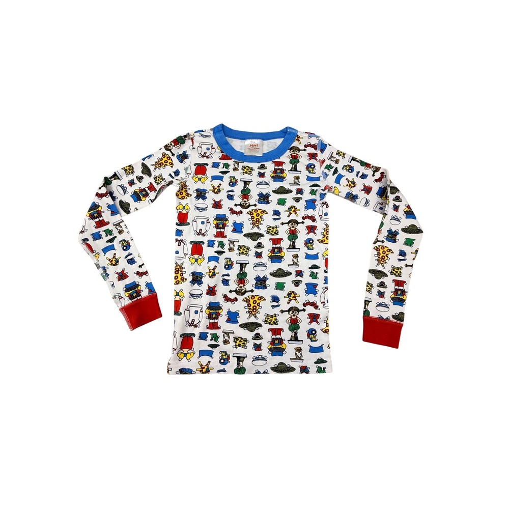 Hanna Andersson Pippi Longstocking Pajama Top Organic Cotton Kids Size 10 140cm